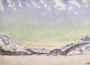 エンガディンの雪 作： Ferdinand Hodler
